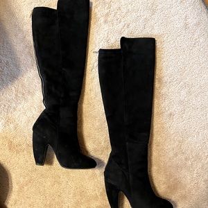 OTK black suede Olsenboye boots
